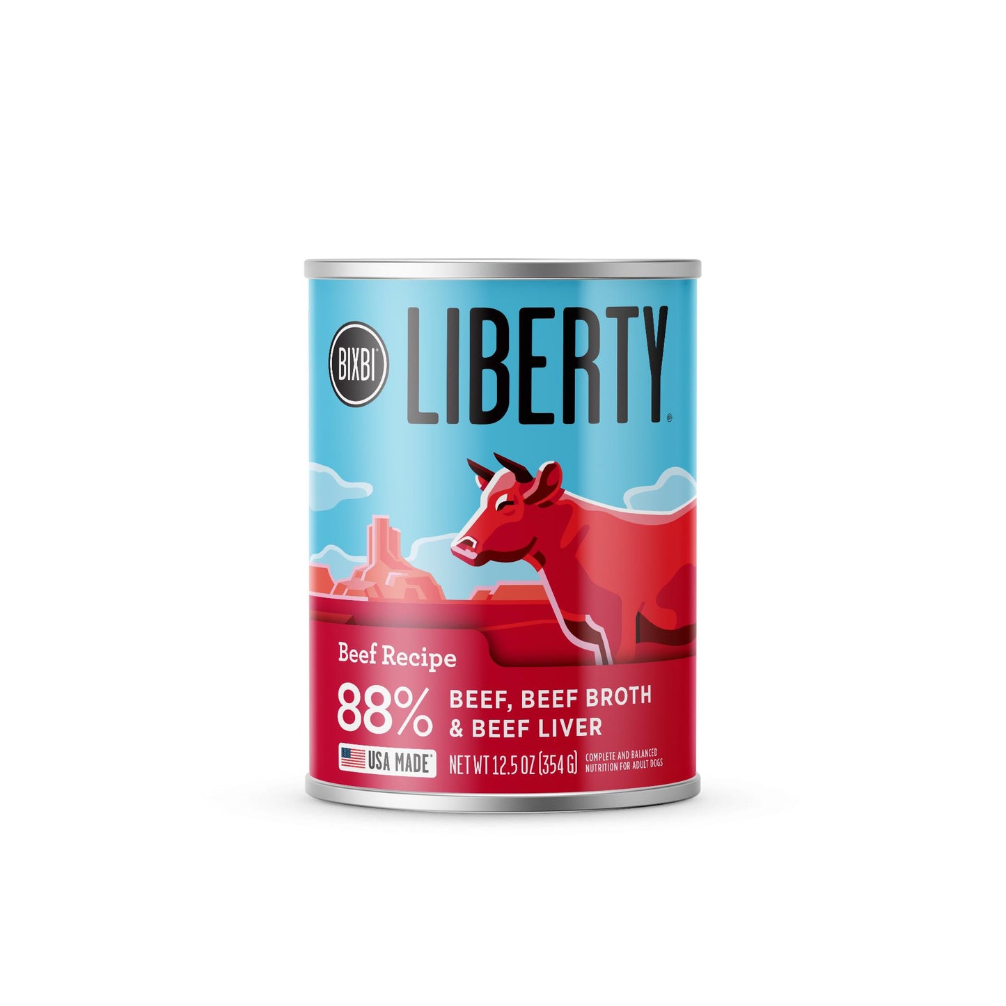 Liberty  Beef Recipe Canned Dog Food, 12.5-oz can