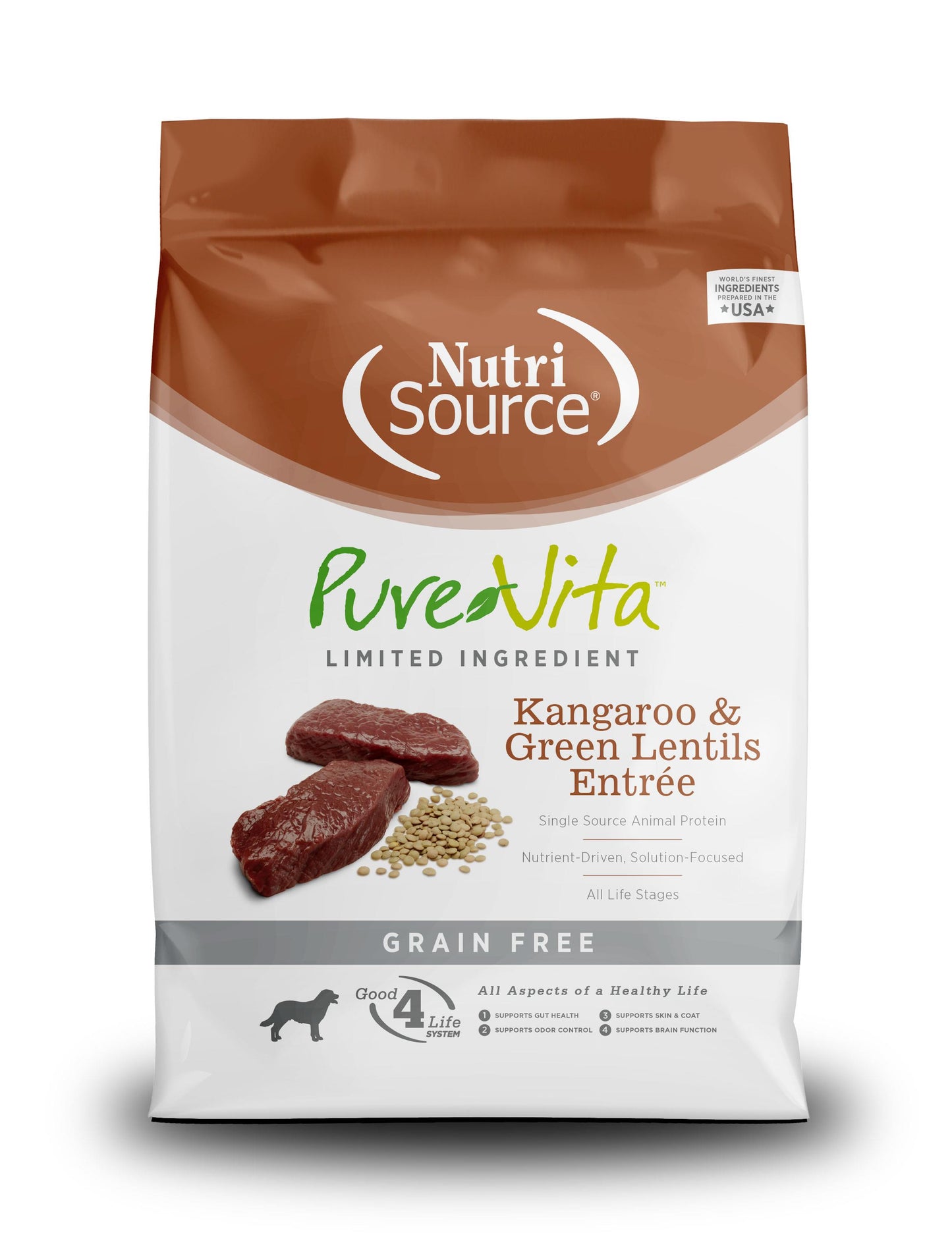 Pure Vita Kangaroo and Green Lentils Dog Food