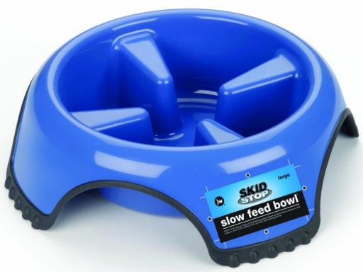 JW Pet Company Skidstop Slow Feed Bowl