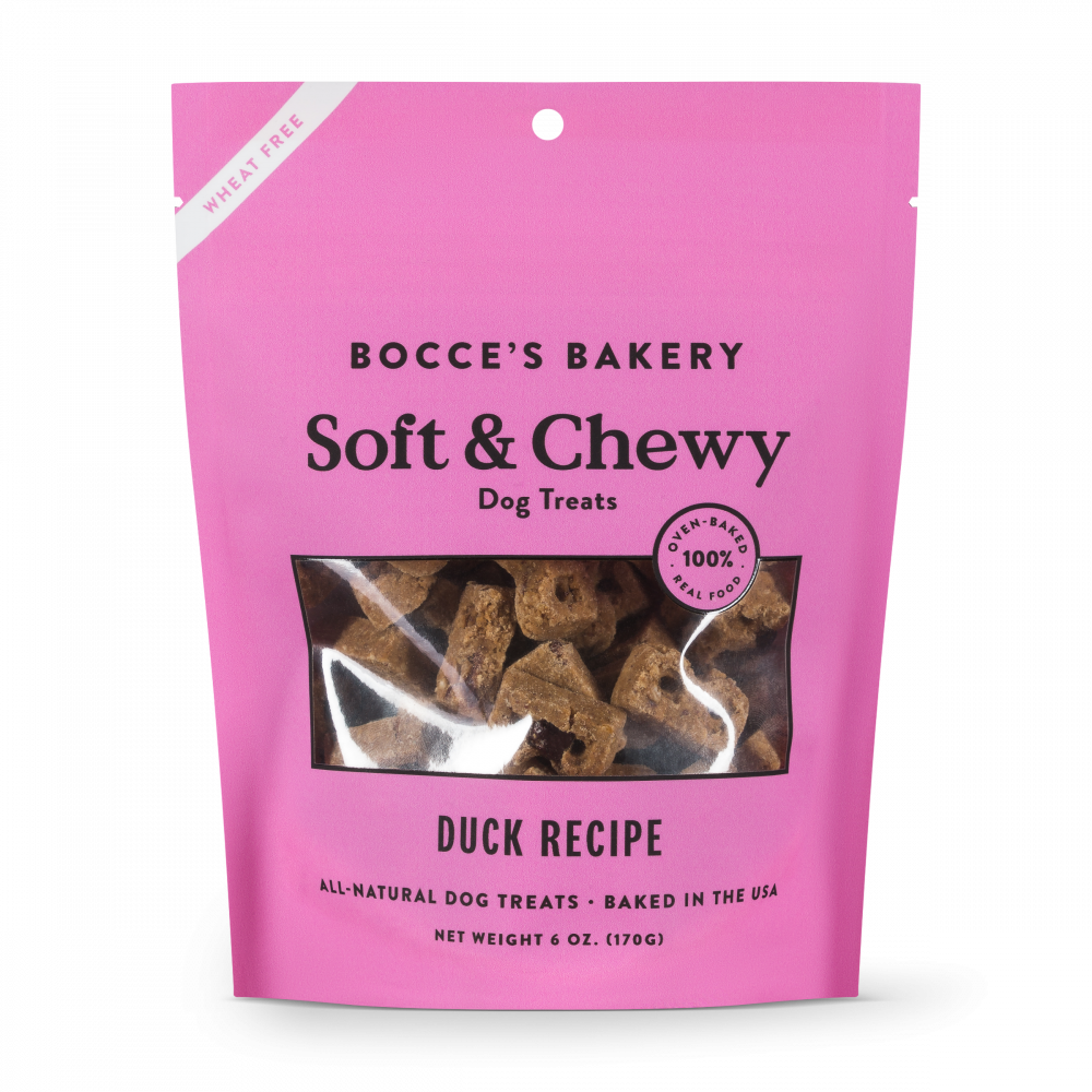 Bocce's Bakery Soft & Chewy Duck Recipe Dog Treats