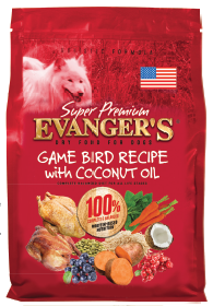 Evanger's CHICKEN FREE Super Premium Game Bird Recipe with Coconut Oil Dog Food