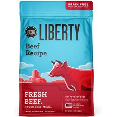 Liberty Rawbble  Beef Recipe Grain-Free Dry Dog Food. Raw coated kibble