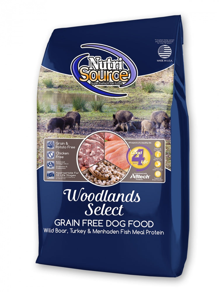 NutriSource Grain Free Woodlands Dry Dog Food